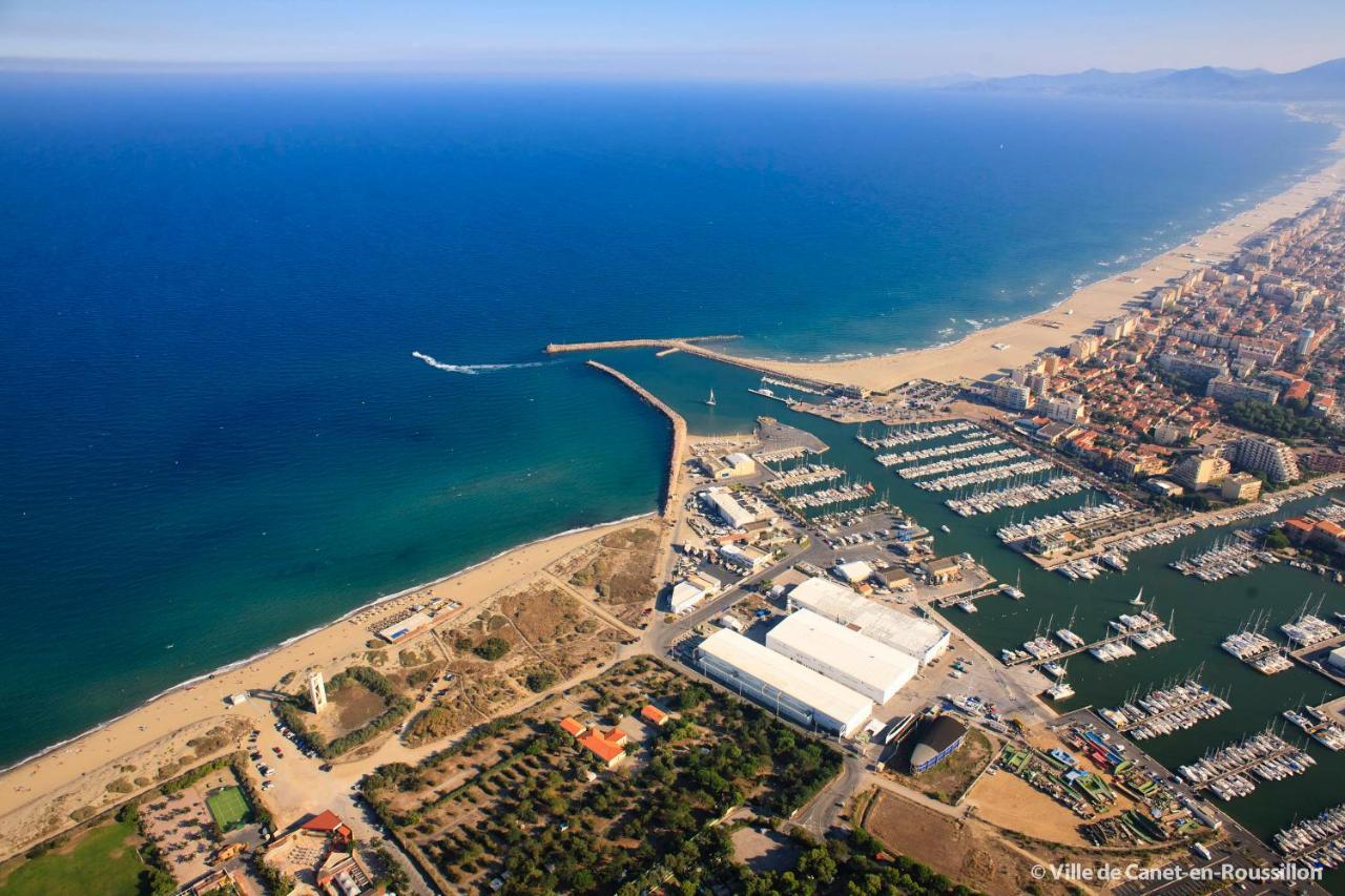 "Eden" Exceptionnel! Vue Mer 10M De La Plage Parking Prive Gratuit A 100M Canet-en-Roussillon Buitenkant foto